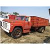 Image 2 : Ford 700 Truck - 4 x 2 Tranny, Dual Tires, Dual Ram Hoist, Metal Box (15' x 8') - 63,768Miles - Not 