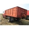 Image 4 : Ford 700 Truck - 4 x 2 Tranny, Dual Tires, Dual Ram Hoist, Metal Box (15' x 8') - 63,768Miles - Not 