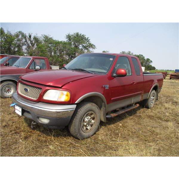 2001 Ford F-150 4x4 Truck - Supercab, Automatic Transmission, A/C - Not Running - VIN- 2FTPX18L81CA0