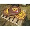Image 1 : (7) Metal Packer Wheels - 2ft Diameter