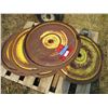 Image 2 : (7) Metal Packer Wheels - 2ft Diameter