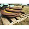 Image 3 : (7) Metal Packer Wheels - 2ft Diameter