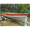 Image 3 : Lund 14ft Aluminum Fishing Boat w/ Trailer and Paddles - Serial M0T888070