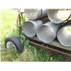 Image 8 : (15) Aeration Tubes, Collars, Scaffold Trailer (Needs Tires)