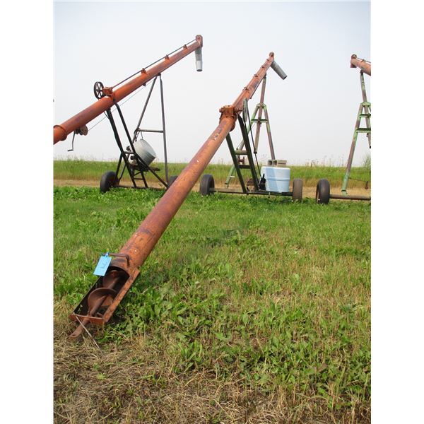 Auger w/ Spout Extension and Electric Motor - Not Seized