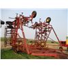 Image 3 : Bourgault Cultivator w/ Mounted Tire Harrows - 50ft