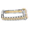 Image 8 : Rolex Ladies Two Tone Champagne Index Pyramid Diamond Bezel Jubilee Band With Ro