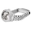 Image 4 : Rolex Ladies Quickset Stainless Steel Silver Index Diamond Bezel Date Watch