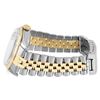 Image 7 : Rolex Mens Two Tone Champagne Index Yellow Gold Fluted Bezel Datejust With Rolex