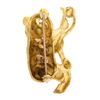 Image 3 : 18K Gold Diamond Green Black Enamel Detailed Textured Climbing Panda Brooch Pin