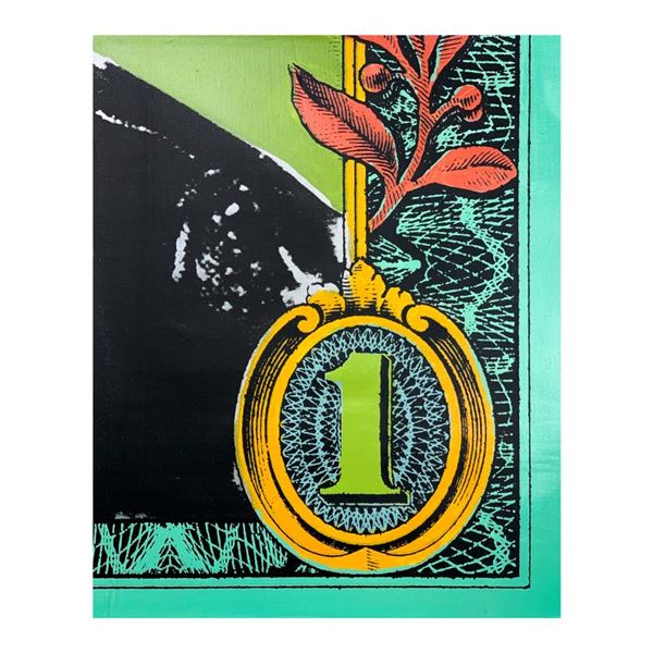 Bottom of a Dollar by Steve Kaufman (1960-2010)