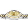 Image 5 : Rolex Mens 2 Tone Champagne Index Diamond Bezel Datejust Wristwatch With Rolex B