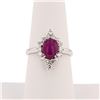 Image 4 : 2.76 ctw Ruby and 0.54 ctw Diamond Platinum Ring