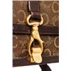 Image 5 : Celine Brown Canvas C Macadam Shoulder Bag