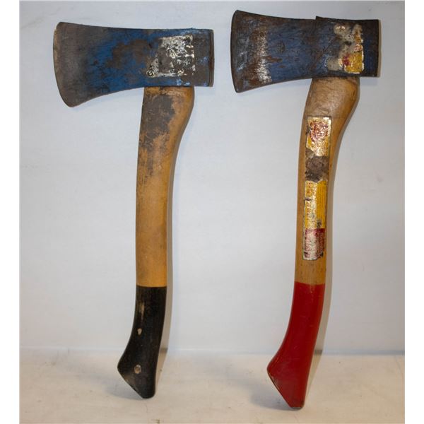 TWO HATCHET AXES