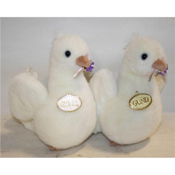 2 GUND DOVES