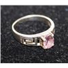 Image 1 : PINK MOONSTONE SILVER SIZE 6-1/2 RING