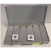 Image 1 : COINS IN METAL COLLECTOR CASE