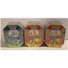 Image 1 : LOT OF 3 SEALED POKEMON GX TINS 4 PACKS PER TIN