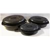 Image 1 : 3 SETS ROASTING PANS - ESTATE