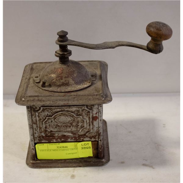 VINTAGE MINI COFFEE GRINDER