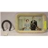 Image 1 : BUCKINGHAM PALACE PEWTER HORSESHOE & ANTIQUE TIN