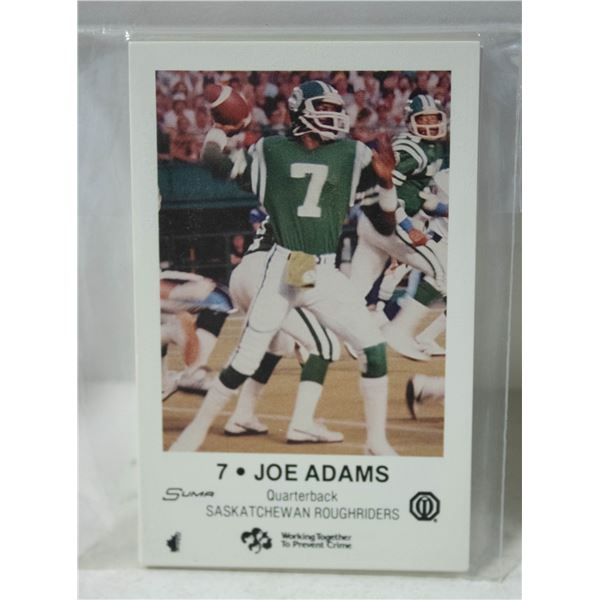 1982 SASKATCHEWAN ROUGHRIDERS POLICE SET