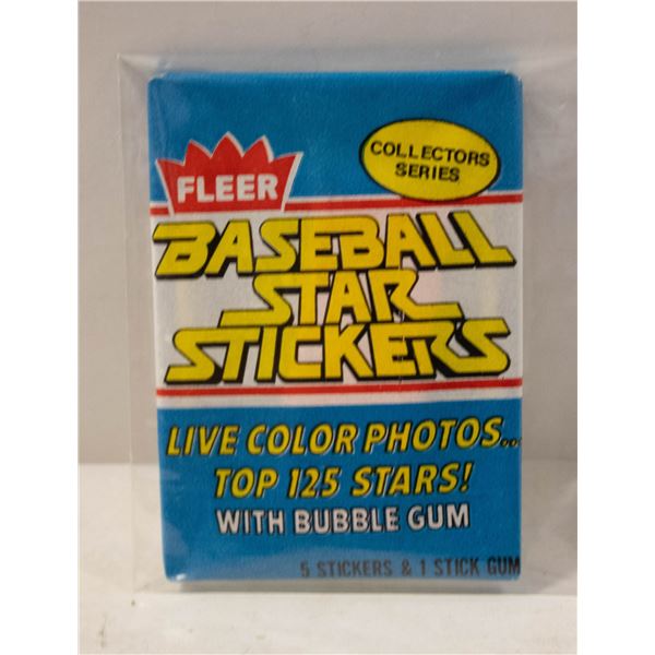 1981 FLEER BASEBALL SEALED WAX PACK