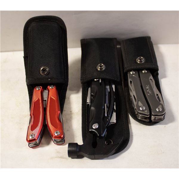 BAG WITH 3 MULTITOOL KNIES