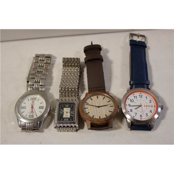 4 MENS ESTATE WATCHES ALL TOGETHER-ESTATE