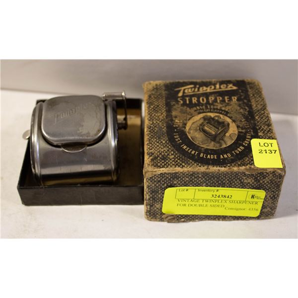 VINTAGE TWINPLEX SHARPENER FOR DOUBLE SIDED