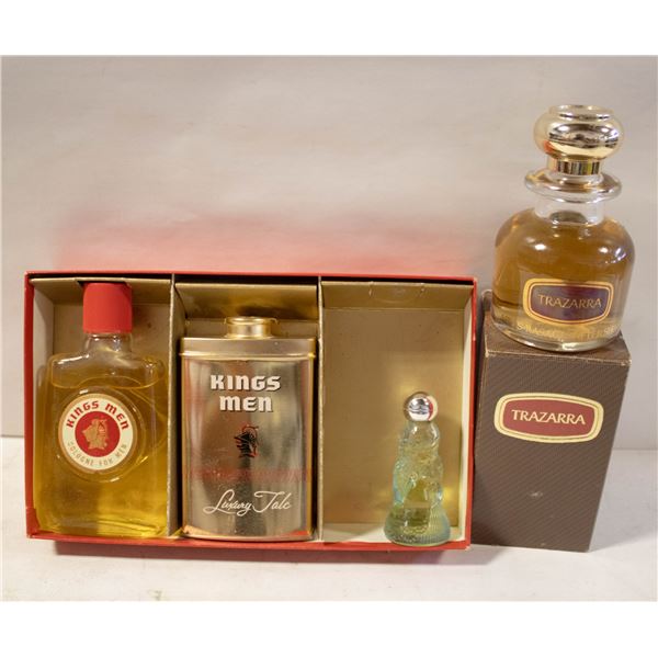 ASSORTED AVON AND KINGS MEN PERFUMES AND COLOGNE