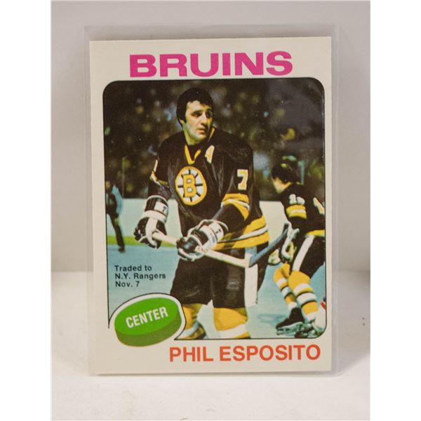 1975-76 O-PEE-CHEE PHIL ESPOSITO (HOF)