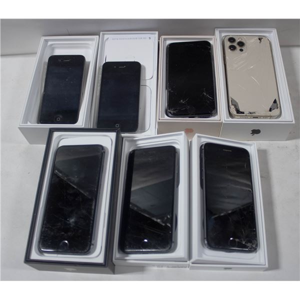 IPHONES FOR UNLOCKING / REPAIR