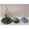 Image 1 : 2 VINTAGE CERAMIC LIGHTERS ONE BLUE MOUNTAIN