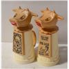 Image 1 : SET OF VINTAGE PLASTIC COW CREAM PITCHERS