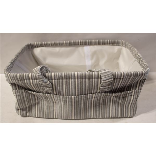 NEW GREY AND WHITE GROCERY CARRY ALL