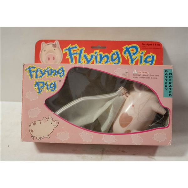 FLYING PIG BATTERY OPERATED CEILING MOUNT TOY