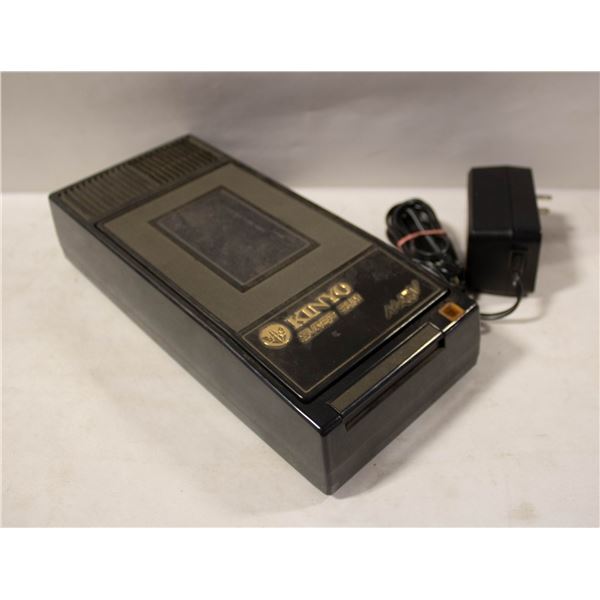 VINTAGE VHS REWINDING MACHINE WITH POWER ADAPTER