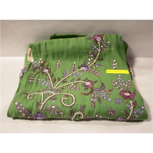 GANESH HAND WOVEN LOOM BEADED TAPESTRY