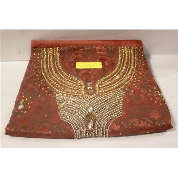 KADHAI HAND WOVEN BEADED TAPESTRY LADIES DRESS