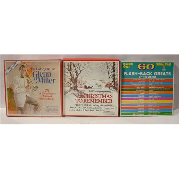 3 VINTAGE RECORD SETS