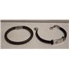 Image 1 : 2 ESTATE MALTA LEATHER ARTISAN BRACELETS