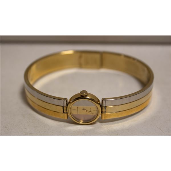 ESTATE LASSALE TRI GOLD WATCH-ESTATE