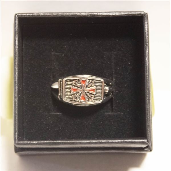 NEW MENS KNIGHTS TEMPLAR RING SIZE 11