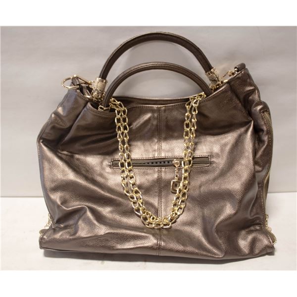 NEW LARGE EXPANDABLE PLEATHER PURSE