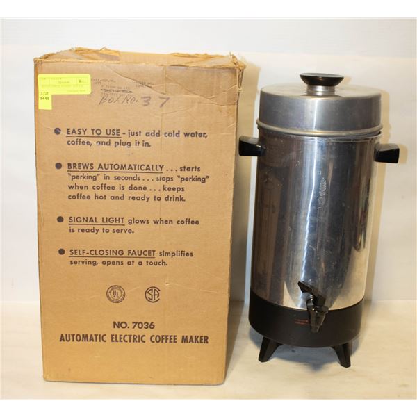 36 CUP COFFEE MAKER - ESTATE