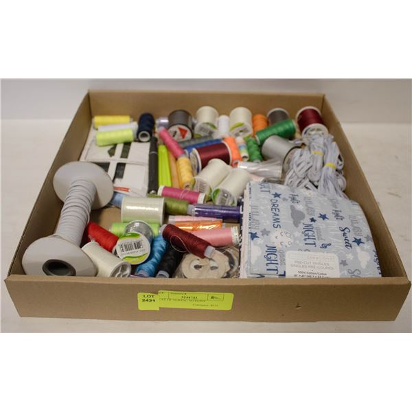 FLAT OF SEWING NOTIONS