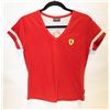 Image 1 : NEW W/TAGS FERRARI SMALL VNECK TEE