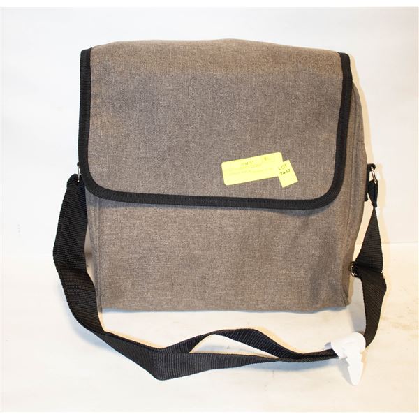UNUSED PADDED SATCHEL MESSENGER BAG &